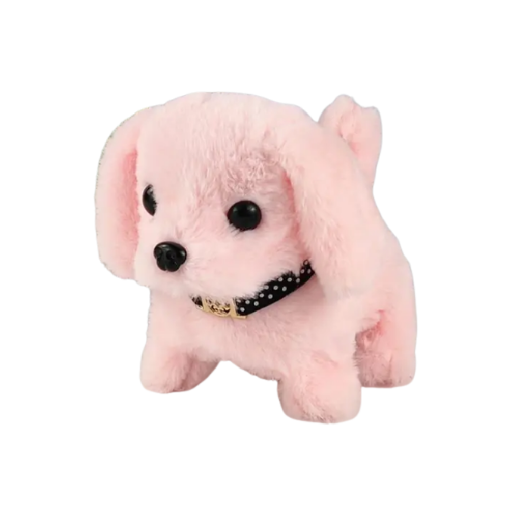 Cuddly Interactive Puppy Toy -Labrodor Pink - Ozerty