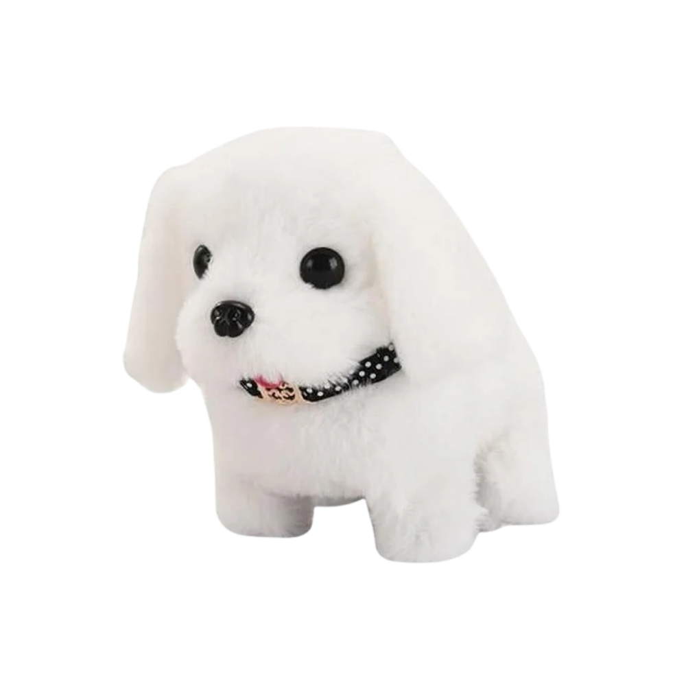 Cuddly Interactive Puppy Toy -Labrador White - Ozerty