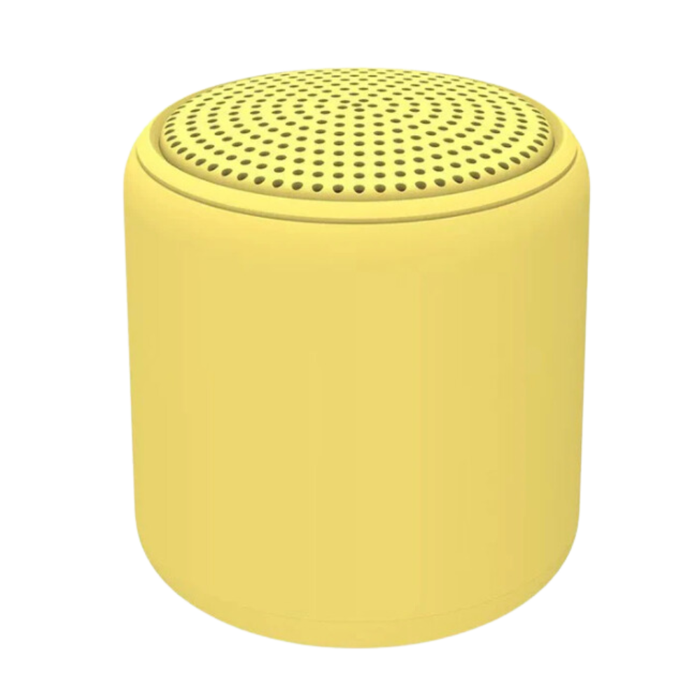 Deep Bass Mini Bluetooth Speaker  -Bright Yellow - Ozerty