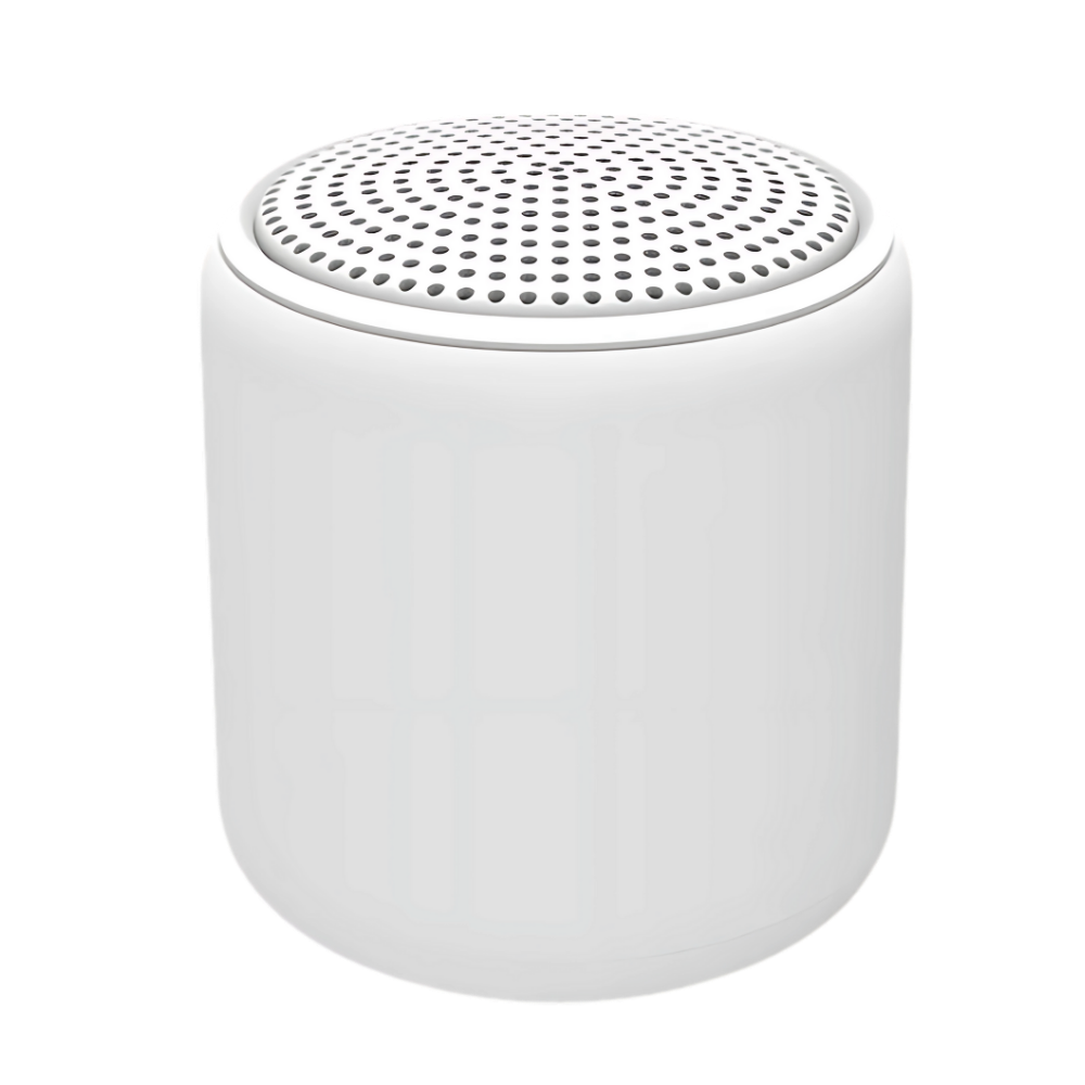 Deep Bass Mini Bluetooth Speaker  -Frosted White - Ozerty