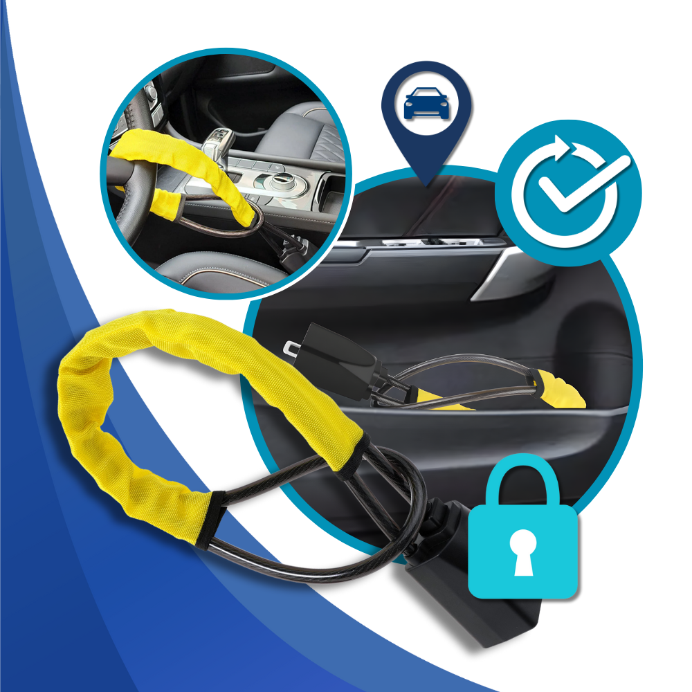 Dual Security Steering Wheel Lock - Ozerty