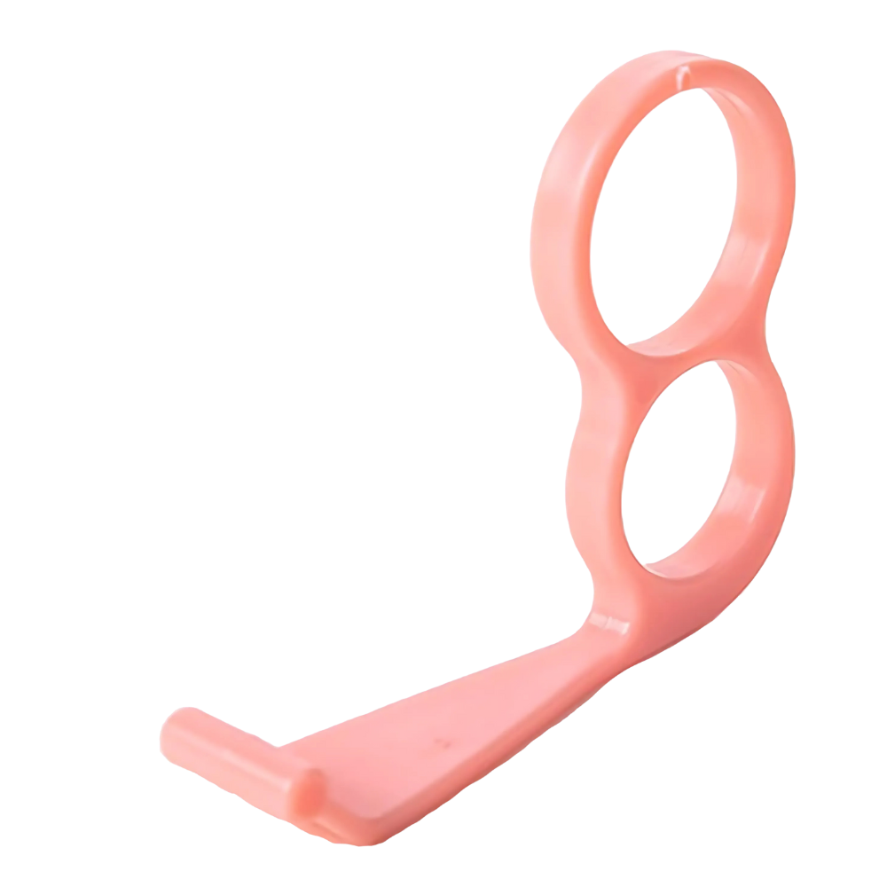 Ergonomic Phone Finger Holder -Pink - Ozerty