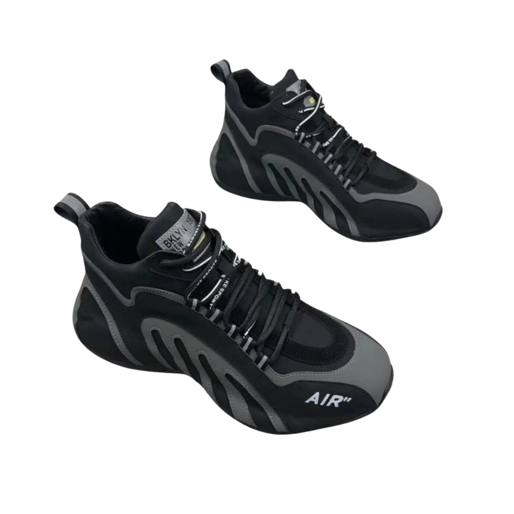 Ergonomic Waterproof Running Shoes  -Black - Ozerty