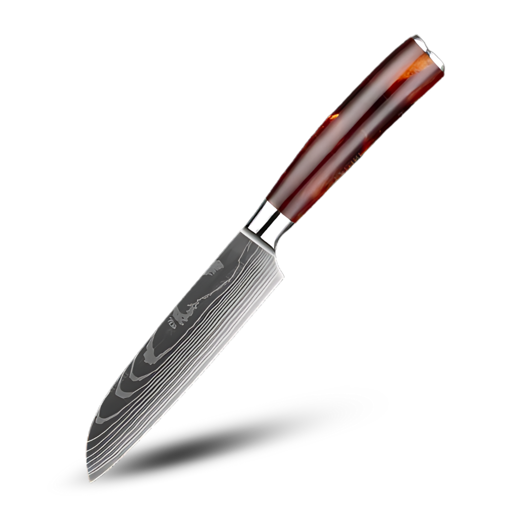 Fire Land Series Japanese Knives  -Santoku Knife 5 inch/12 cm - Ozerty