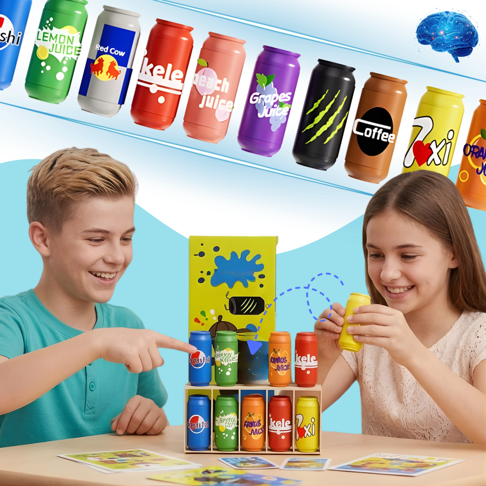 Fun Memory Boost Bottle Guessing Game - Ozerty
