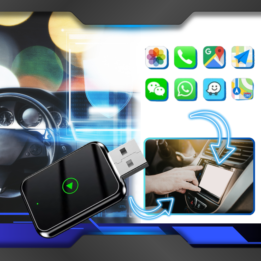 Functional & Convenient Wireless Carplay - Ozerty