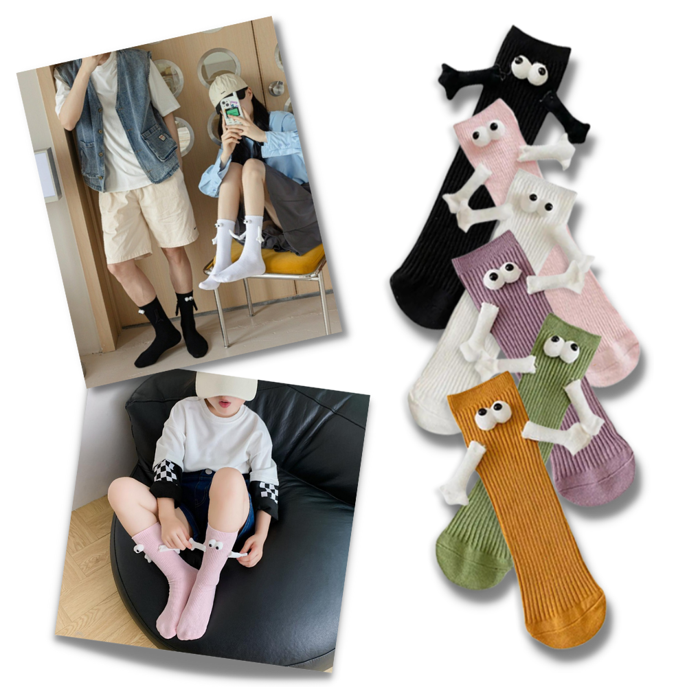 Funny Magnetic Hands Socks - Ozerty