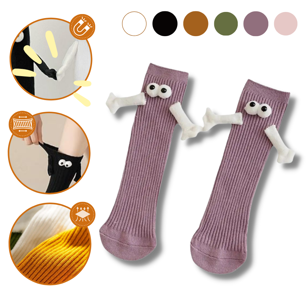 Funny Magnetic Hands Socks - Ozerty
