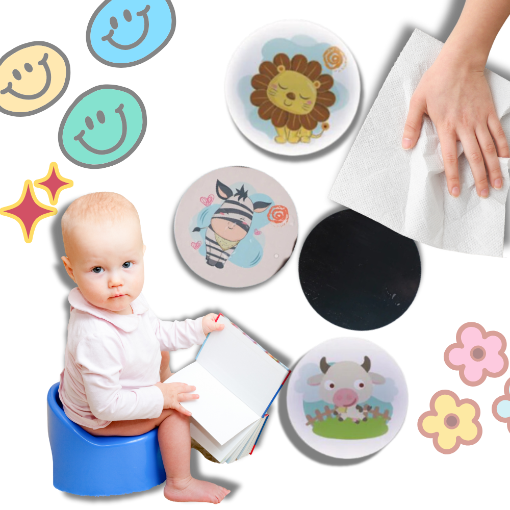 Heat Activated Potty Training Stickers - Ozerty