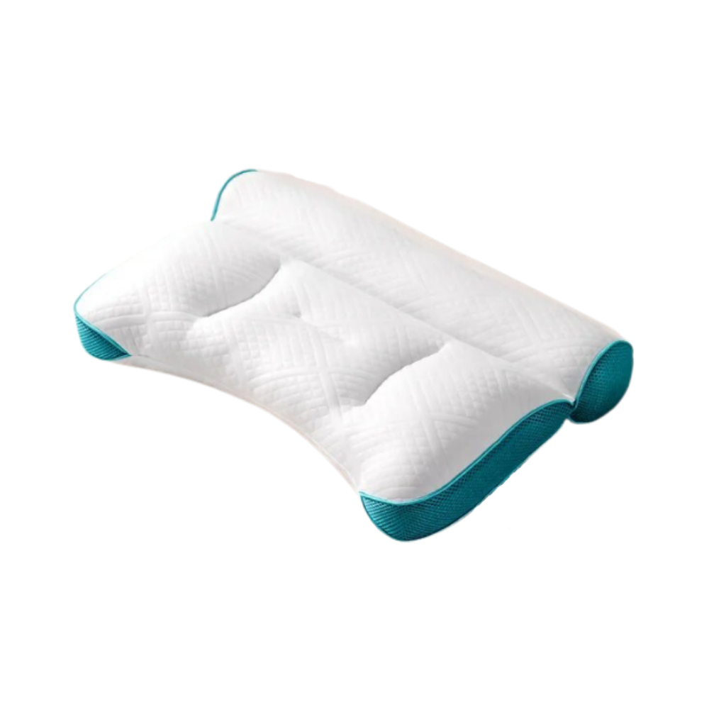 Hypoallergenic Cervical Support Pillow -Blue - Ozerty