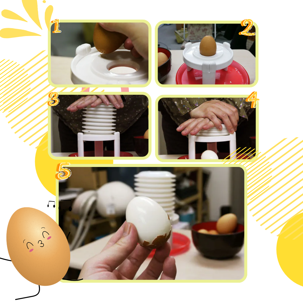 Instant Peeling Egg Shell Peeler - Ozerty