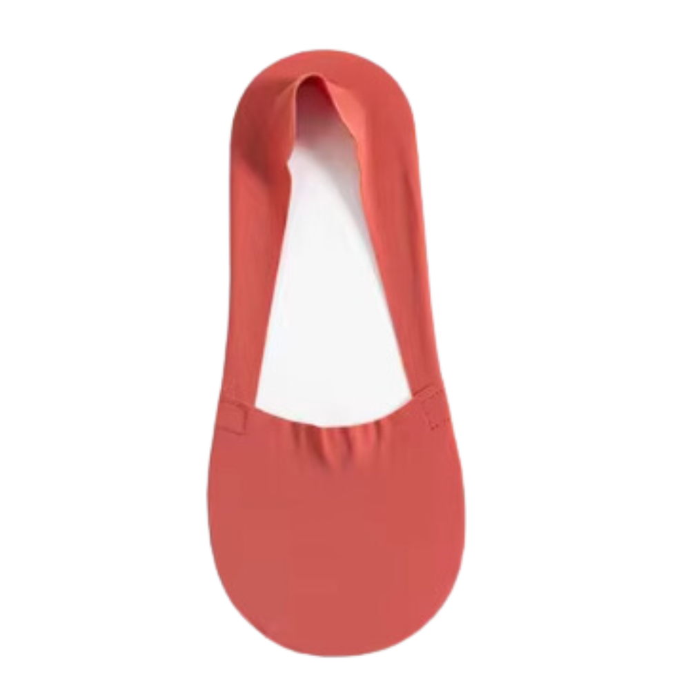 Invisible Non Slip Socks -Red - Ozerty