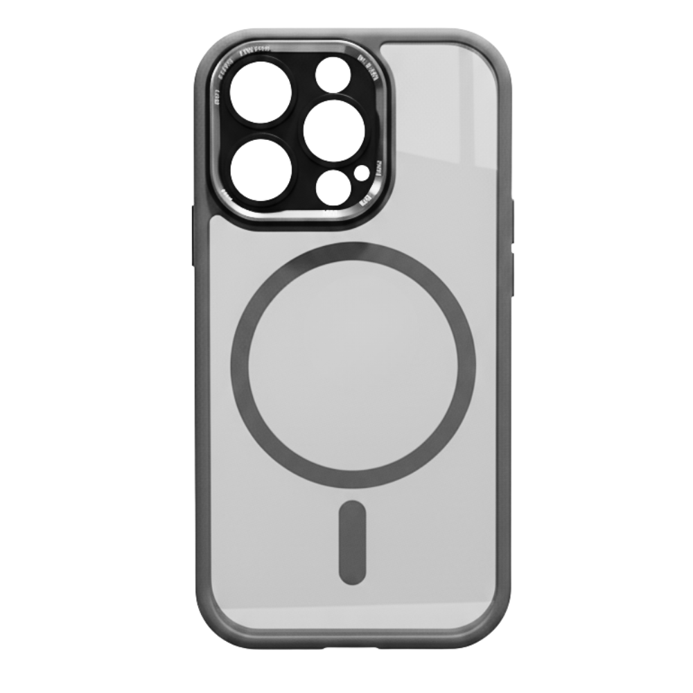 Iphone Magnetic Shockproof Case -Gray - Ozerty