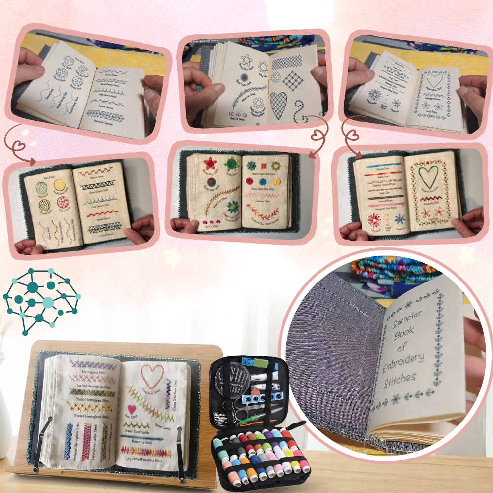 Linen Embroidery Stitch Book - Ozerty