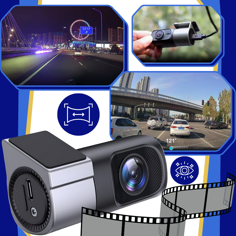 Loop Record Night Dash Camera - Ozerty