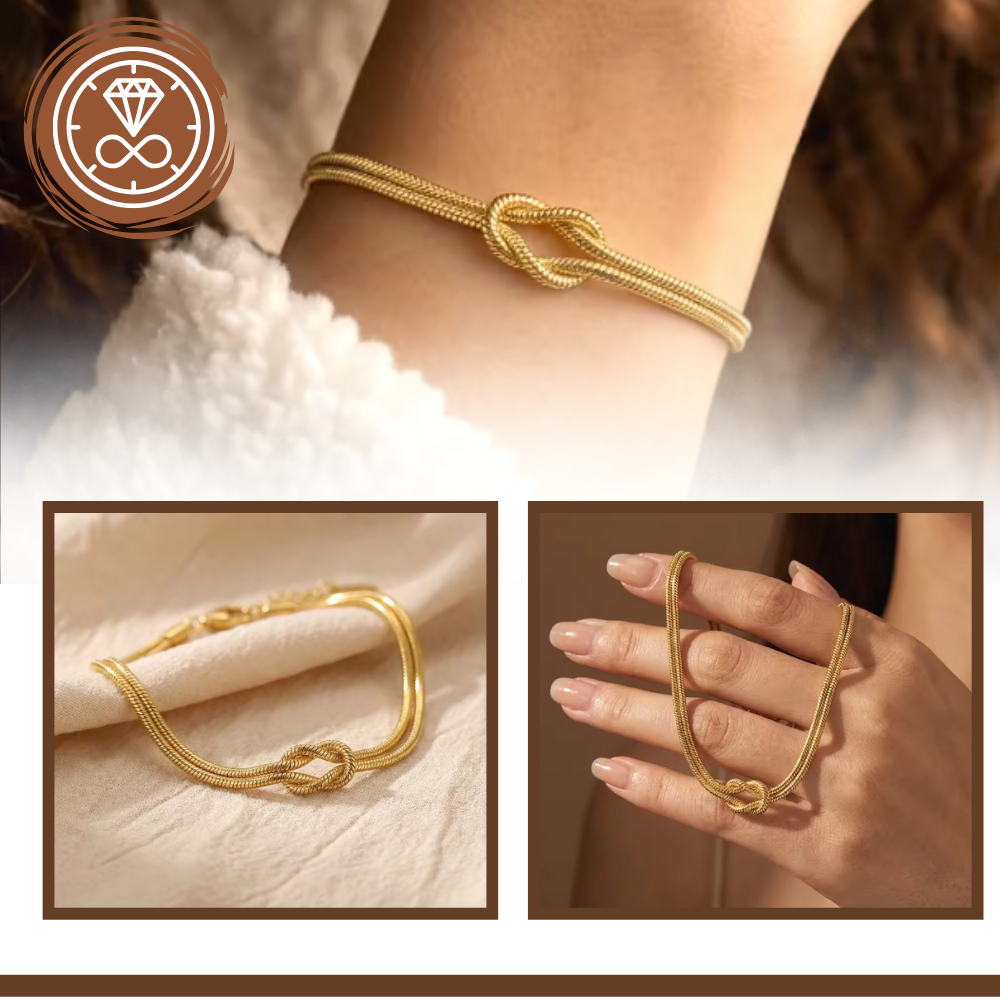 Love Knot Necklace & Bracelet - Ozerty