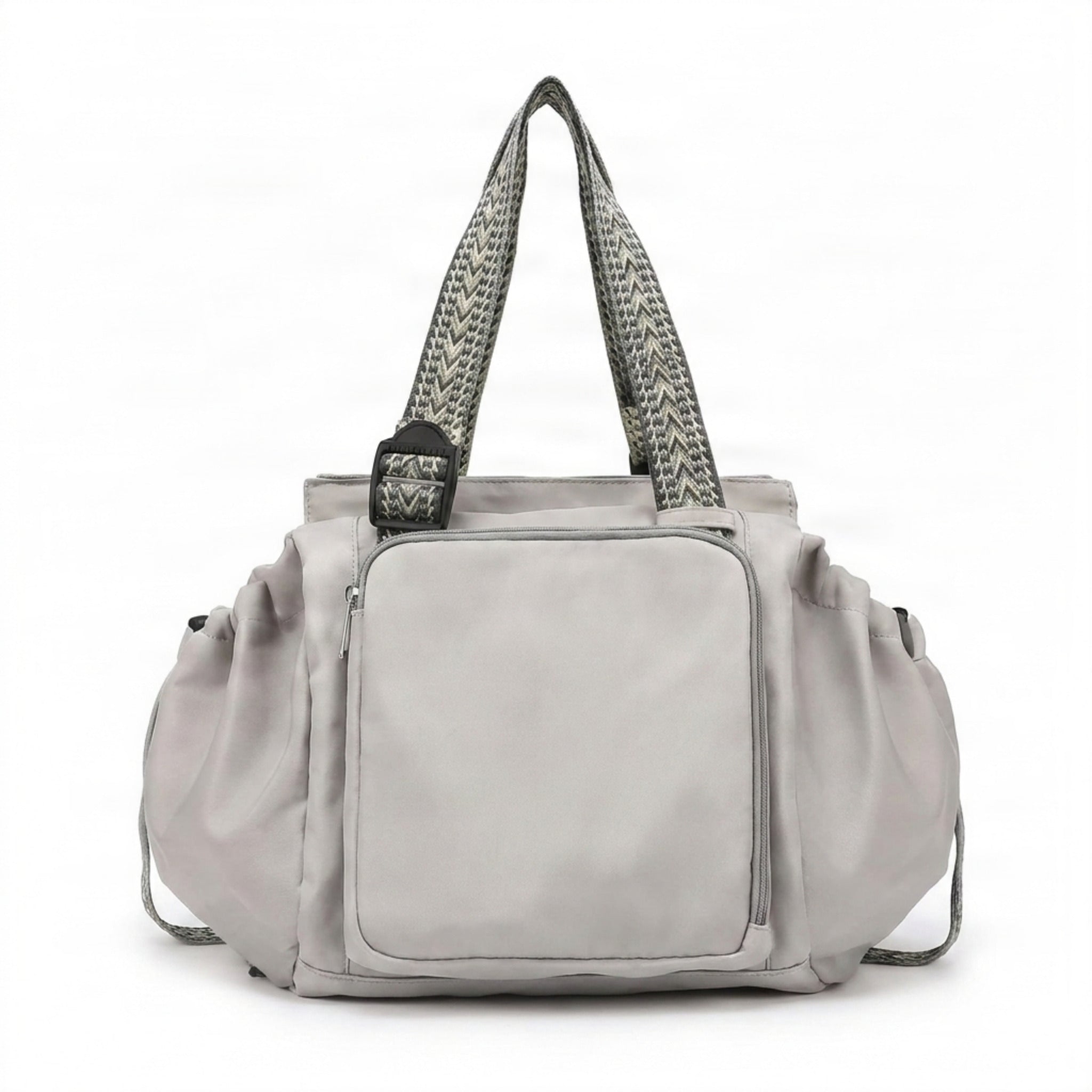 Effortlessly Organized Tote Backpack for Women -Grey - Ozerty