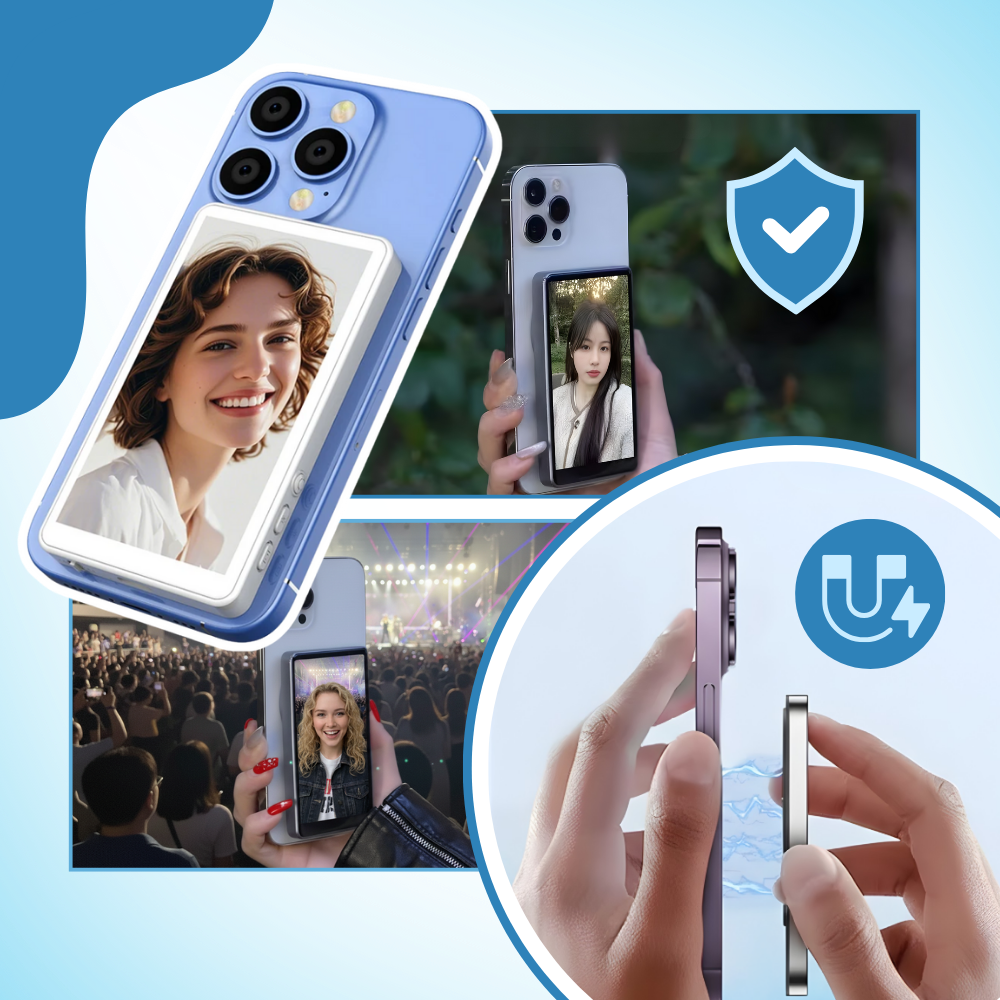Magnetic Selfie Phone Monitor - Ozerty