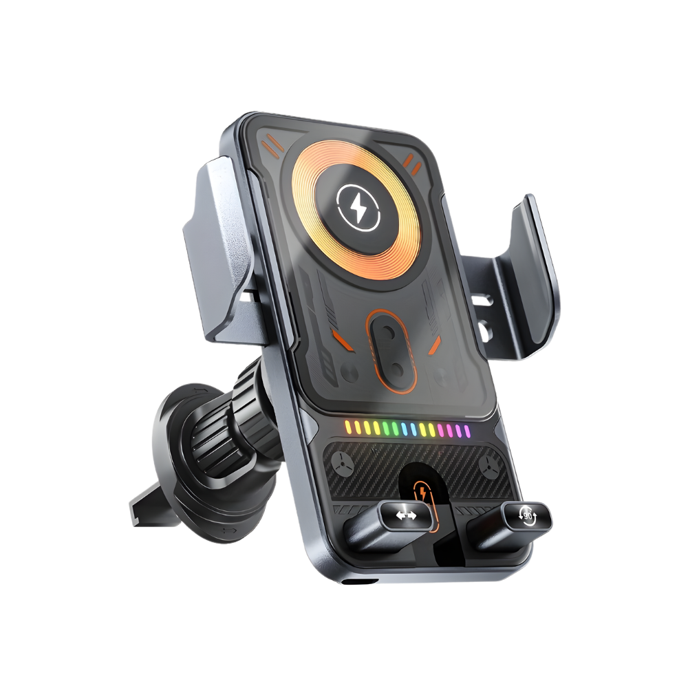 Miles Confidence Car Mount Charger -Silver - Ozerty