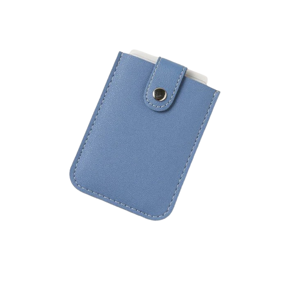 Minimalist Card Holder Wallet -Blue - Ozerty