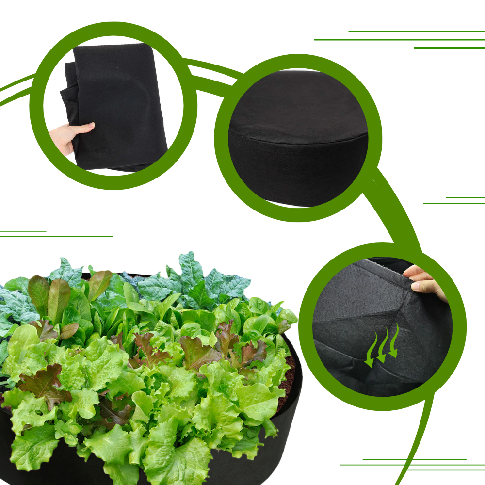 Multipurpose Breathable Planting Bags - Ozerty