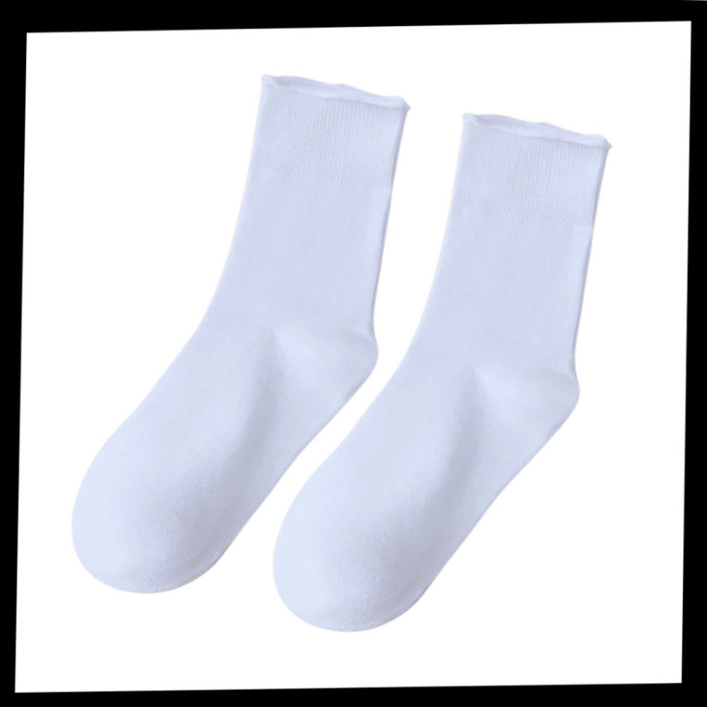 Non-Constricting Seamless Quarter Socks - Ozerty
