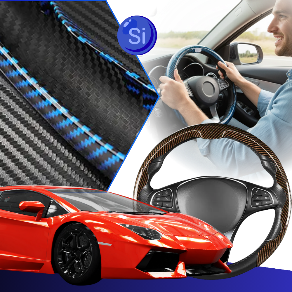 Non-Slip Steering Wheel Cover  - Ozerty