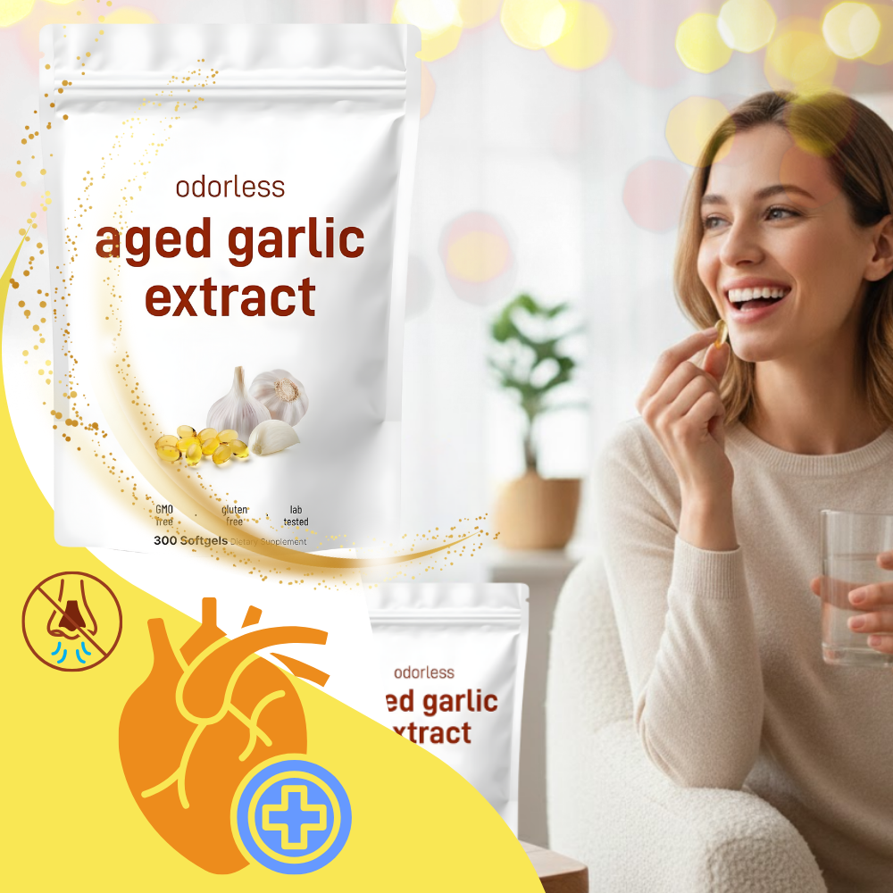 Organic Garlic Extract Soft Gels - Ozerty