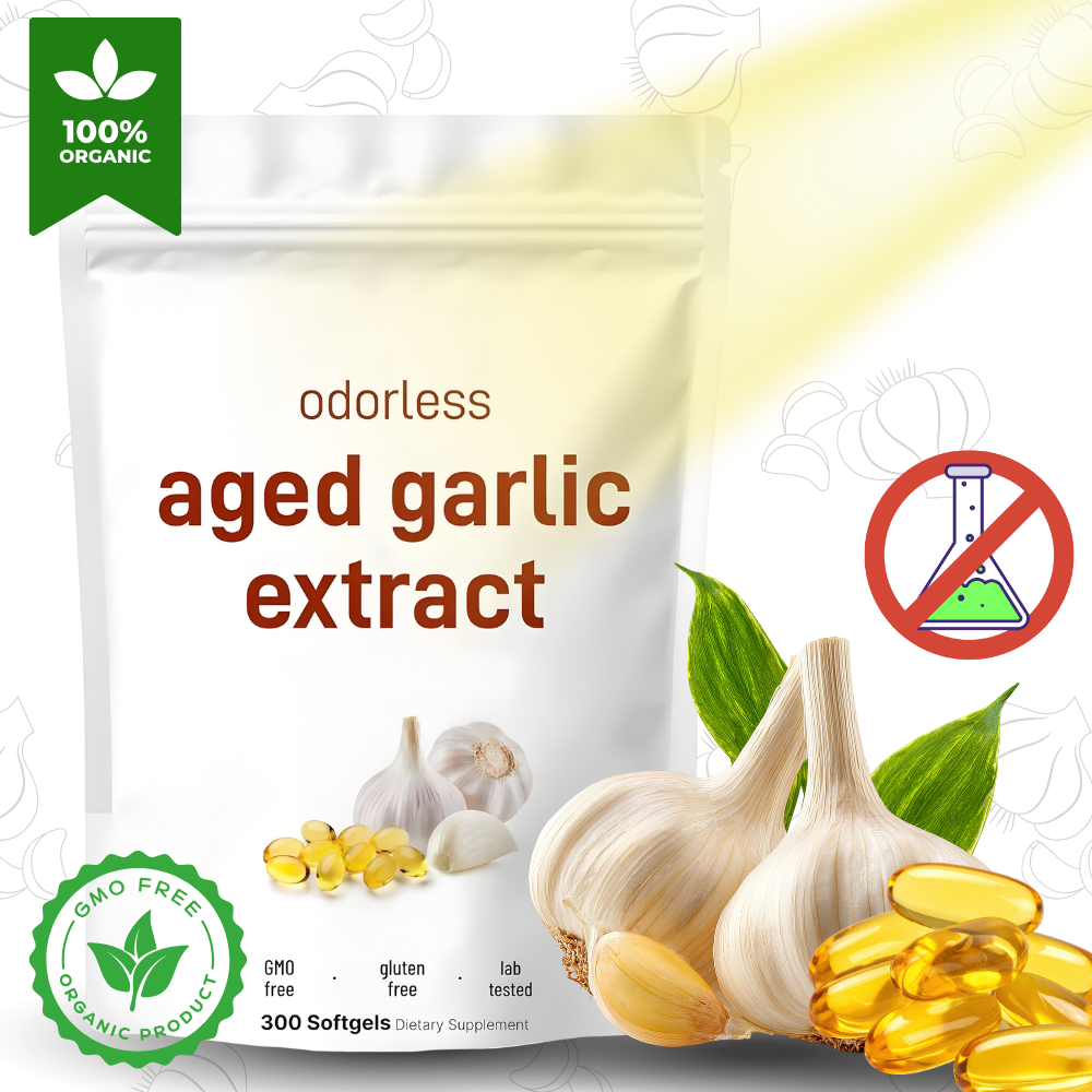 Organic Garlic Extract Soft Gels - Ozerty