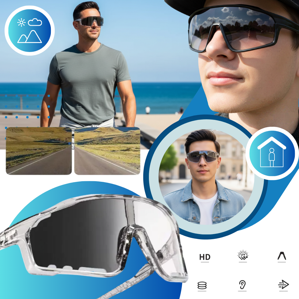 Outdoor Comfort Clarity Photochromic Glasses - Ozerty