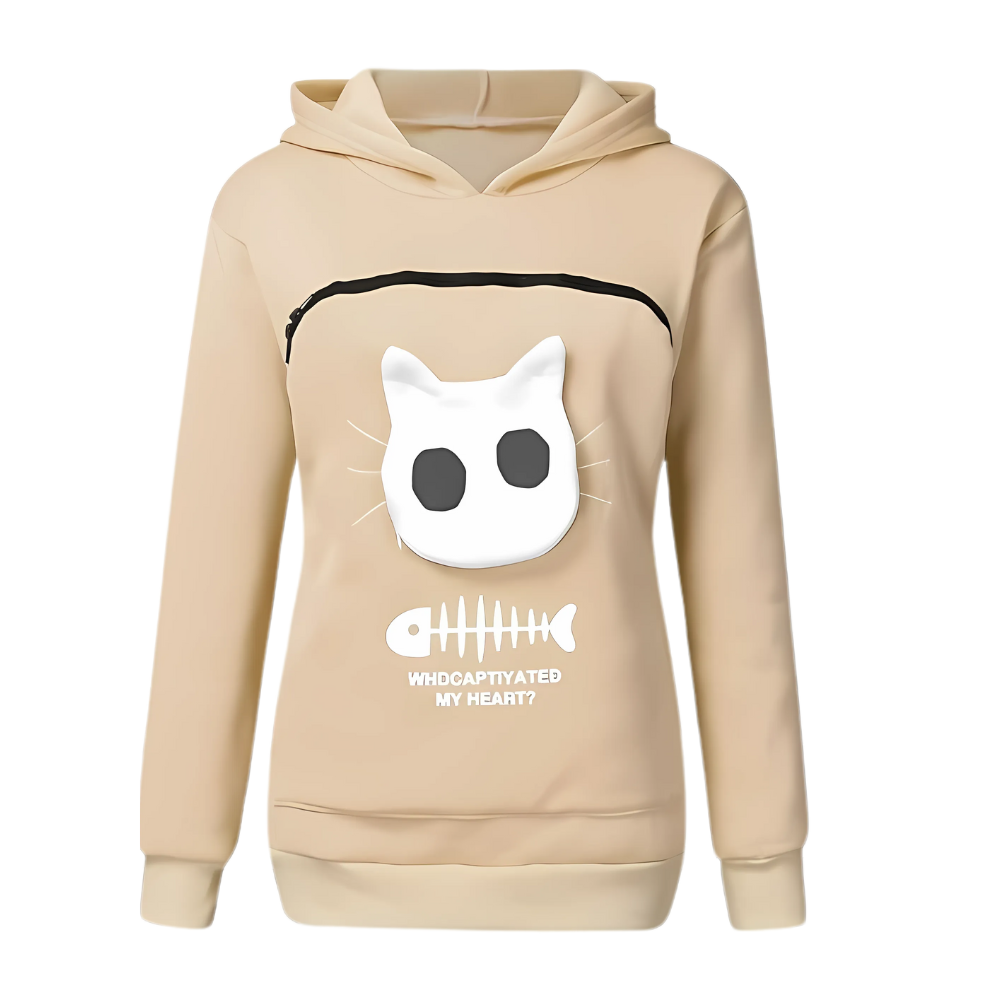 Pet Interaction Enhancer Hoodie -Beige - Ozerty