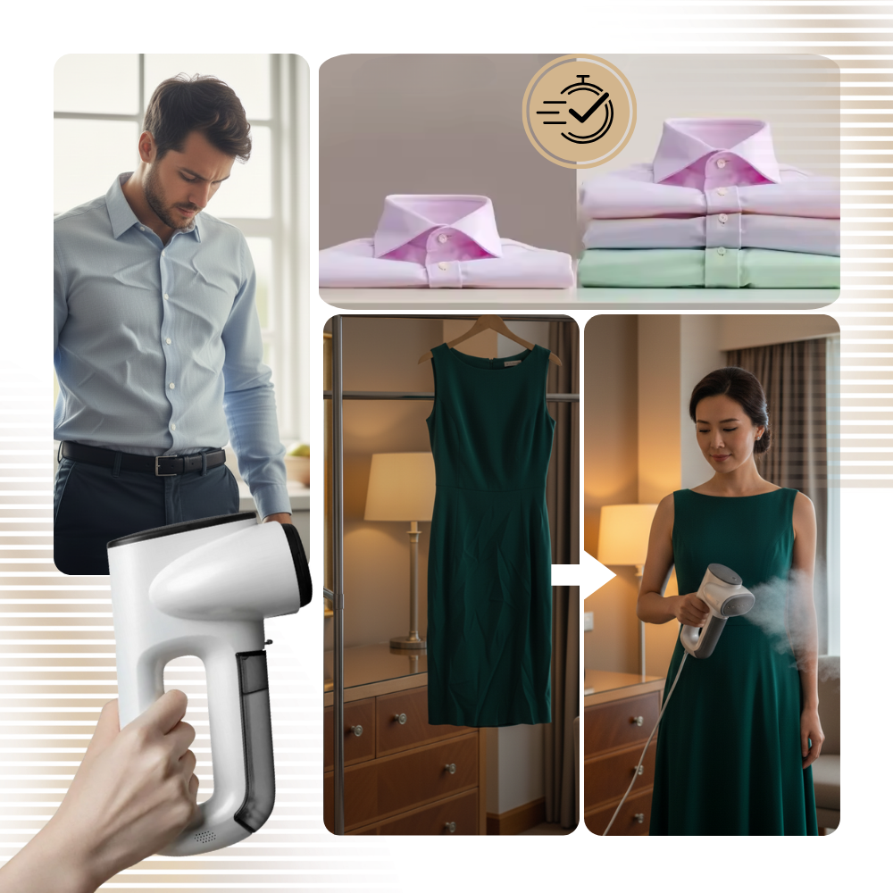 Portable Garment Vacuum Steamer - Ozerty