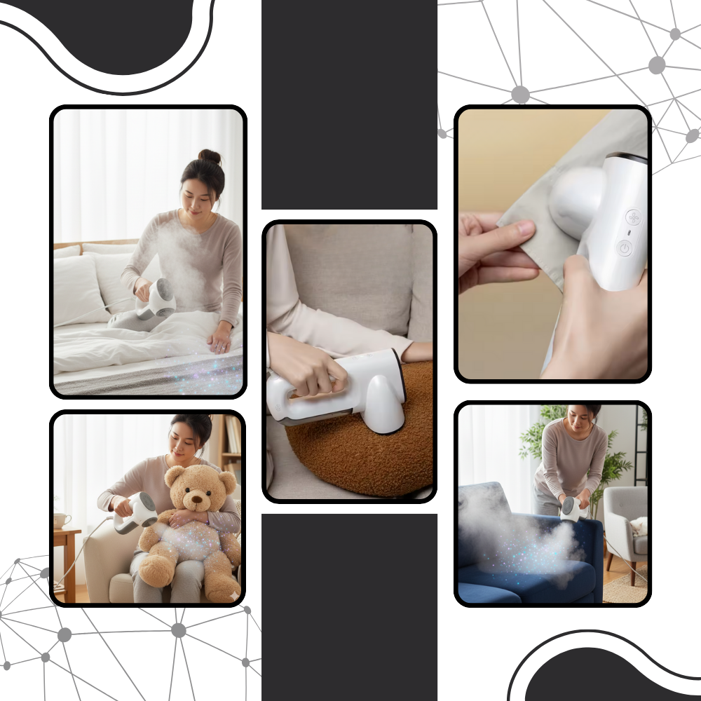 Portable Garment Vacuum Steamer - Ozerty