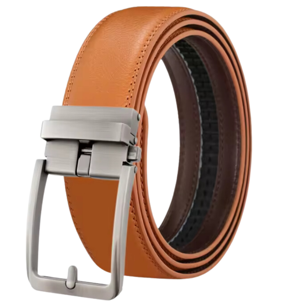 Precision Cowhide Belt -Light Brown - Ozerty