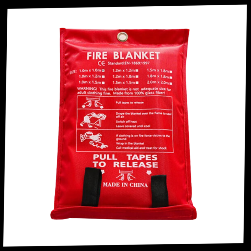 Quick Extinguishing Emergency Fire Blankets - Ozerty