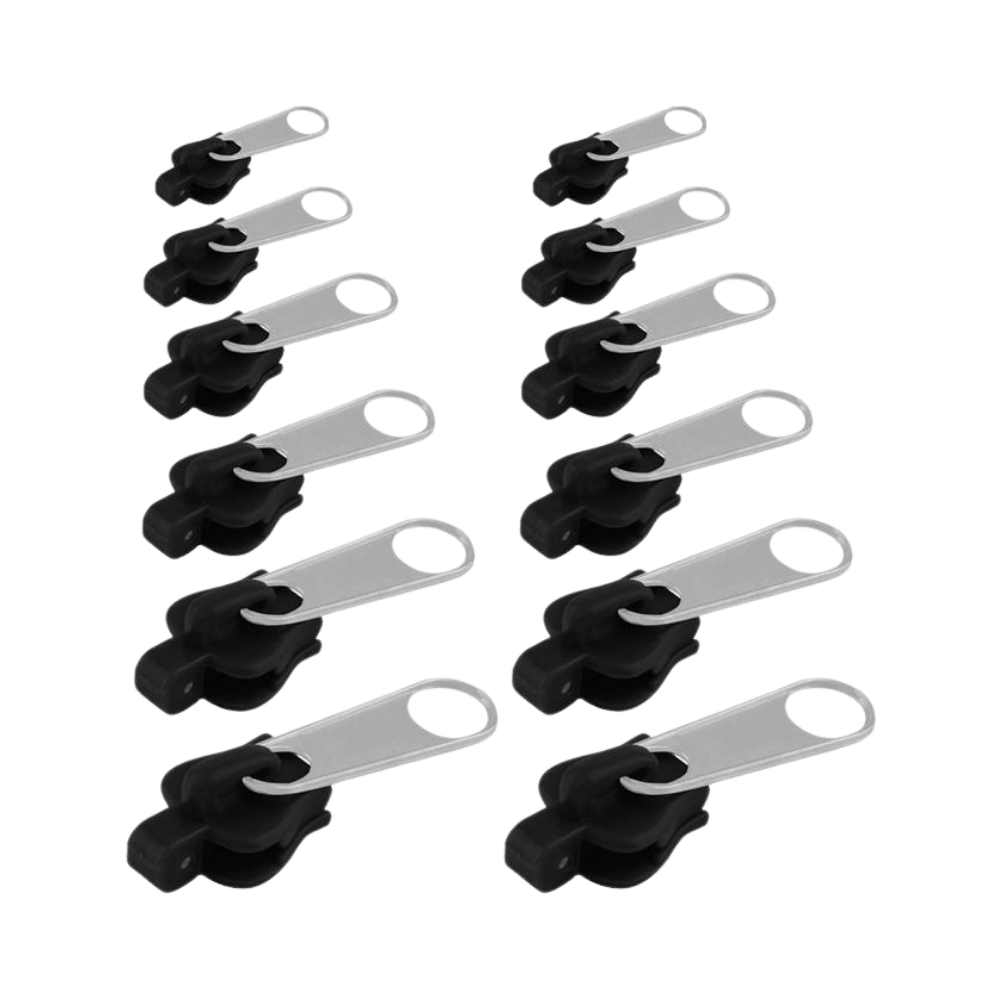 Quick Zipper Pull Replacement -12 Pcs - Ozerty