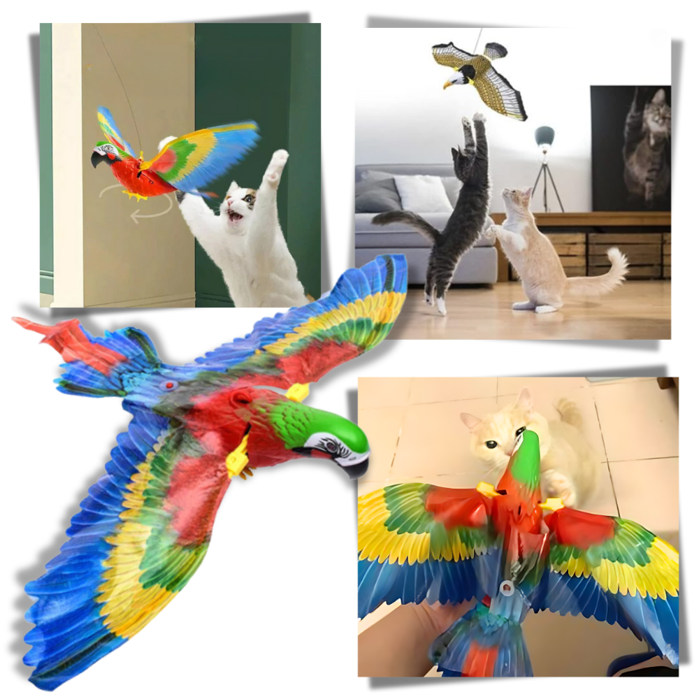 Simulated Flying Bird Cat Toy - Ozerty