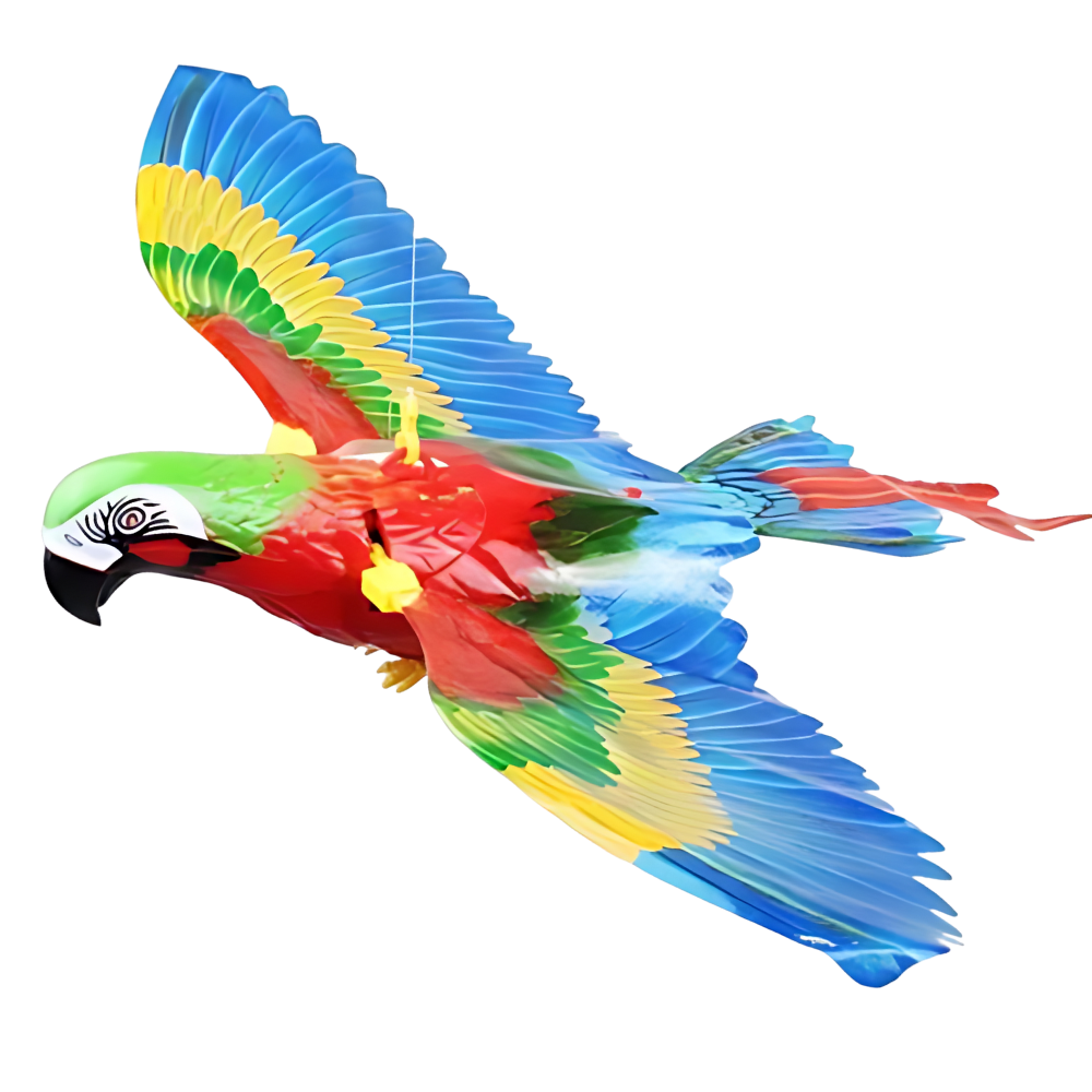 Simulated Flying Bird Cat Toy -Parrot - Ozerty, Simulated Flying Bird Cat Toy -Parrot Light Music - Ozerty