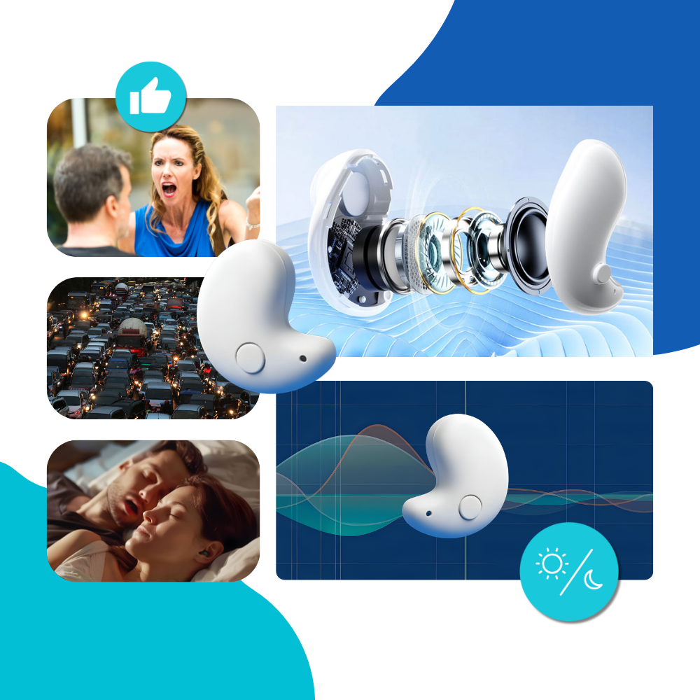 Snore Block Ergo Earbuds - Ozerty