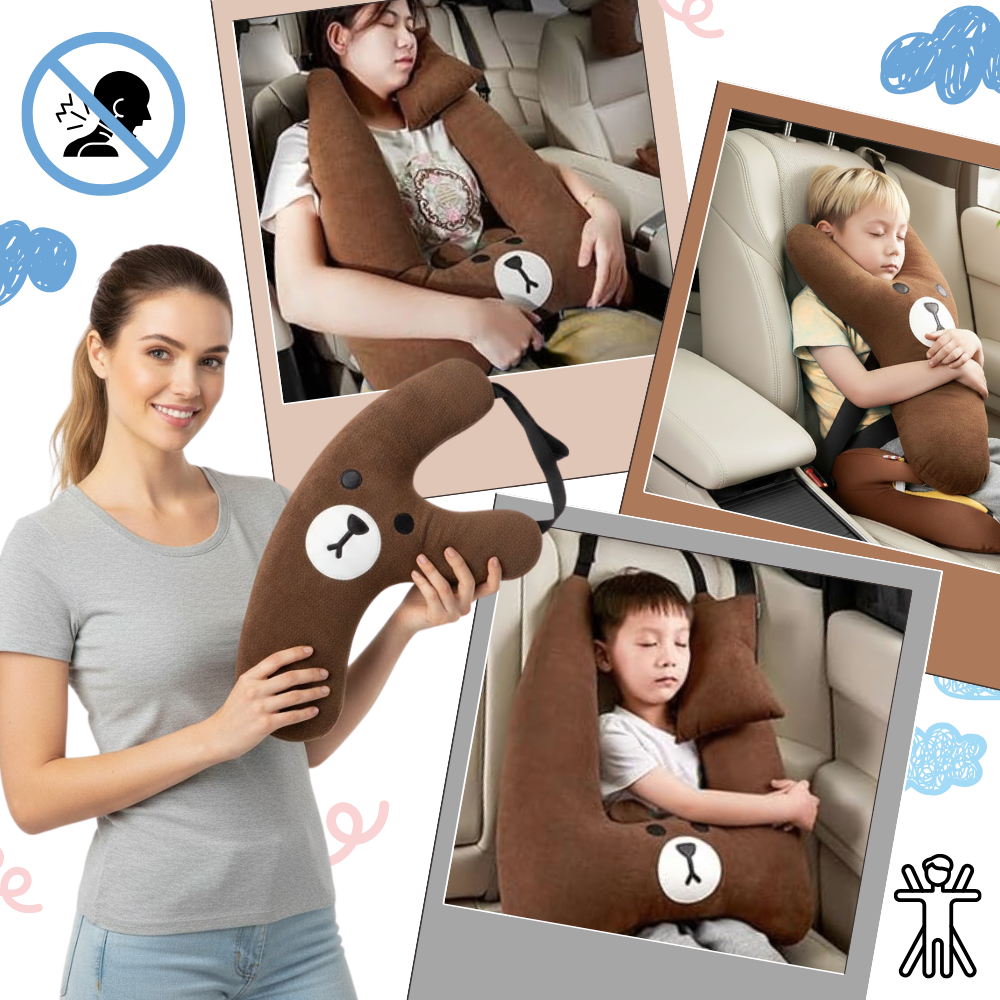 Soft Relief Kid's Seat Belt Pillow  - Ozerty