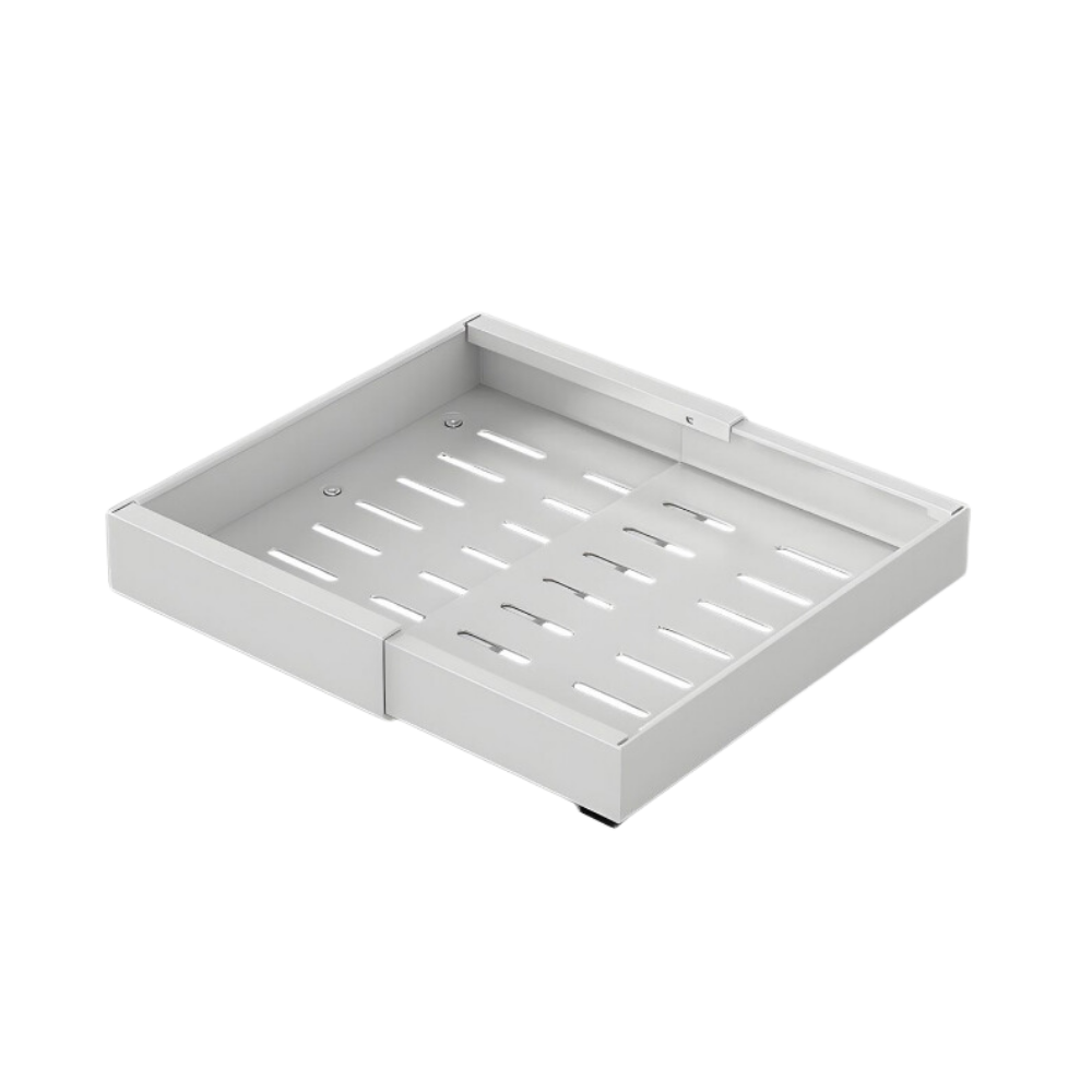 Space Saving Slide Out Cabinet Organizer -White - Ozerty