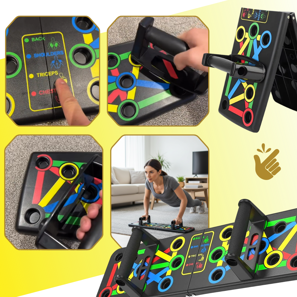 Strong Confidence Color Push-up Board - Ozerty