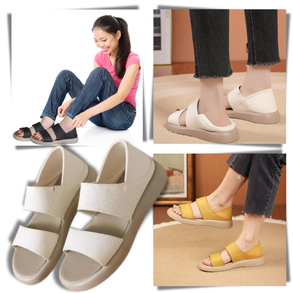 Stylish Non-Slip Orthopedic Slippers - Ozerty