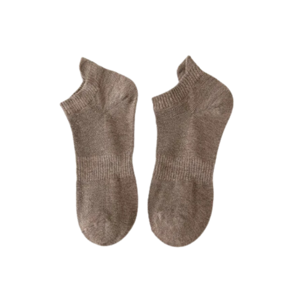 Supreme Comfort Men Ankle Socks -Coffee - Ozerty