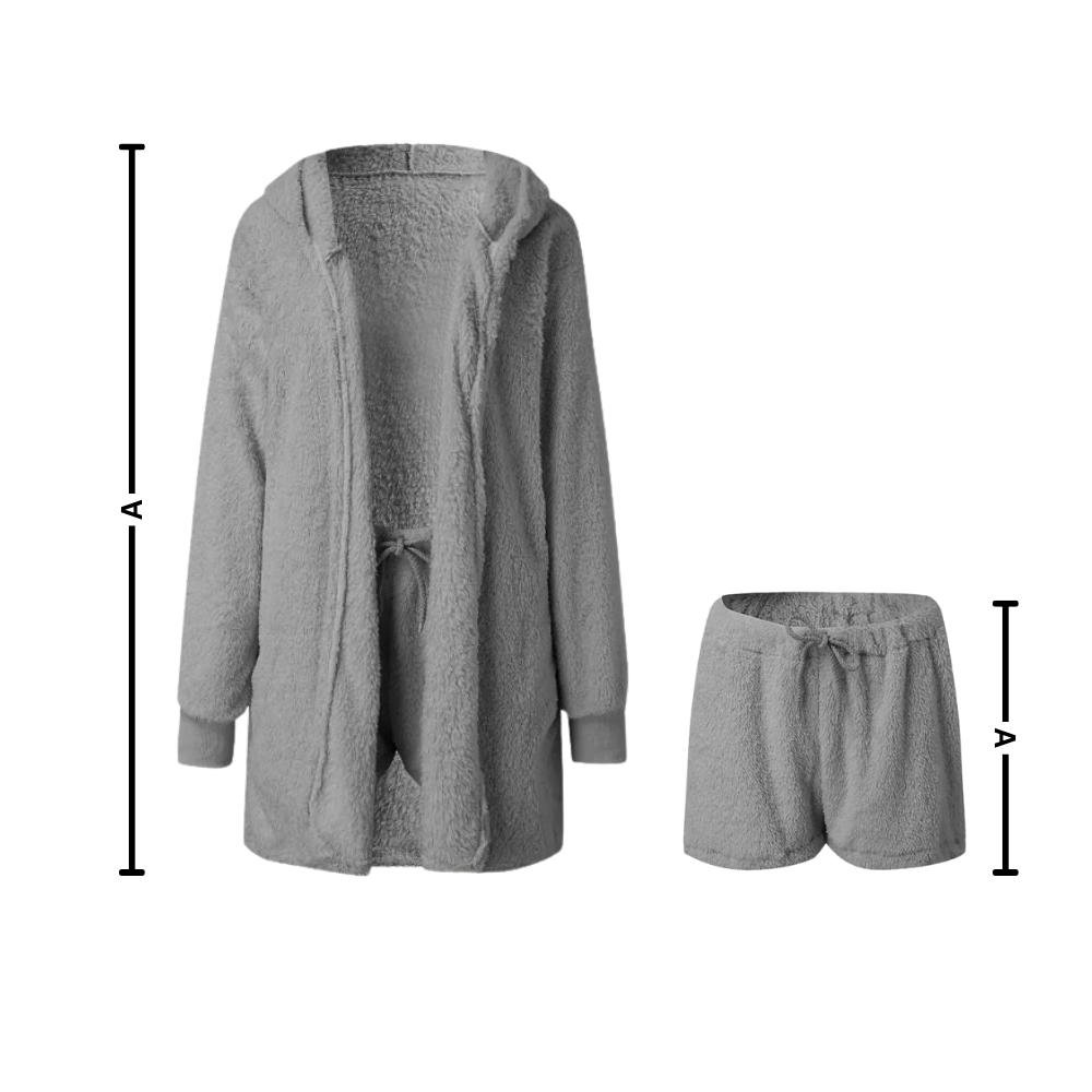 Versatile Stylish Pajama Set Short - Ozerty