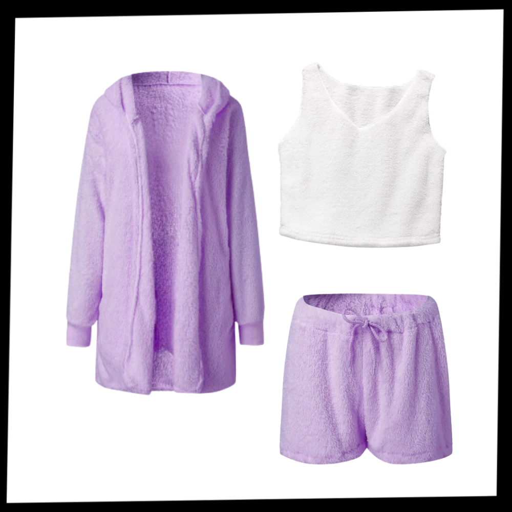 Versatile Stylish Pajama Set Short - Ozerty