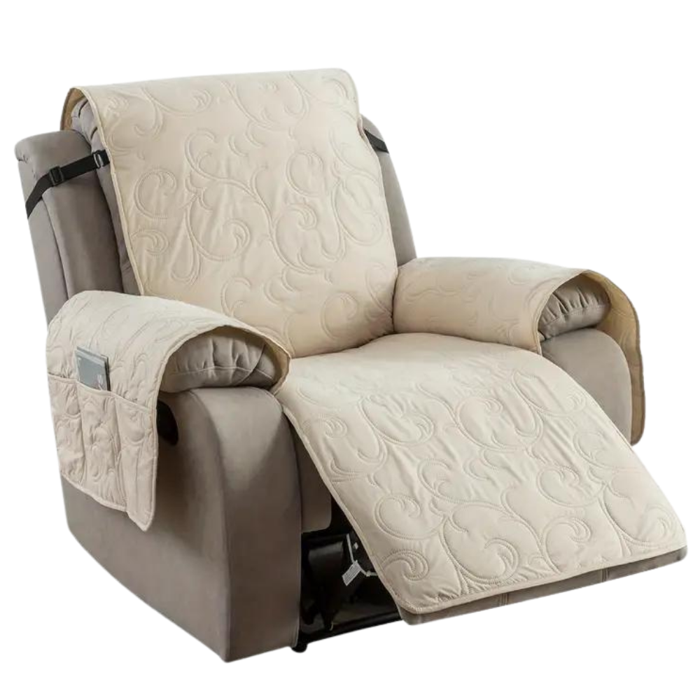 Waterproof Recliner Slipcover -Beige - Ozerty