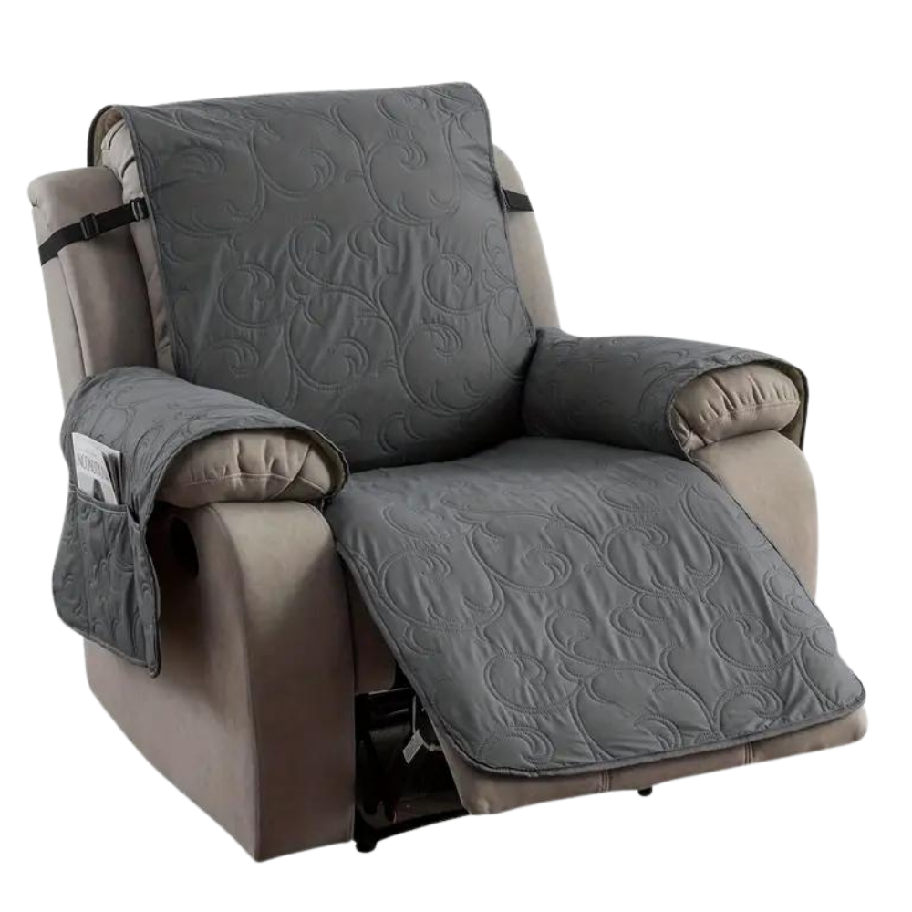 Waterproof Recliner Slipcover -Dark Grey - Ozerty