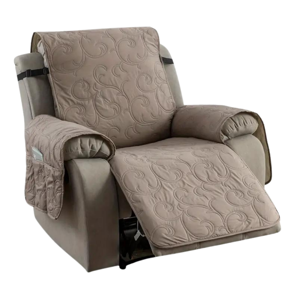 Waterproof Recliner Slipcover -Taupe - Ozerty