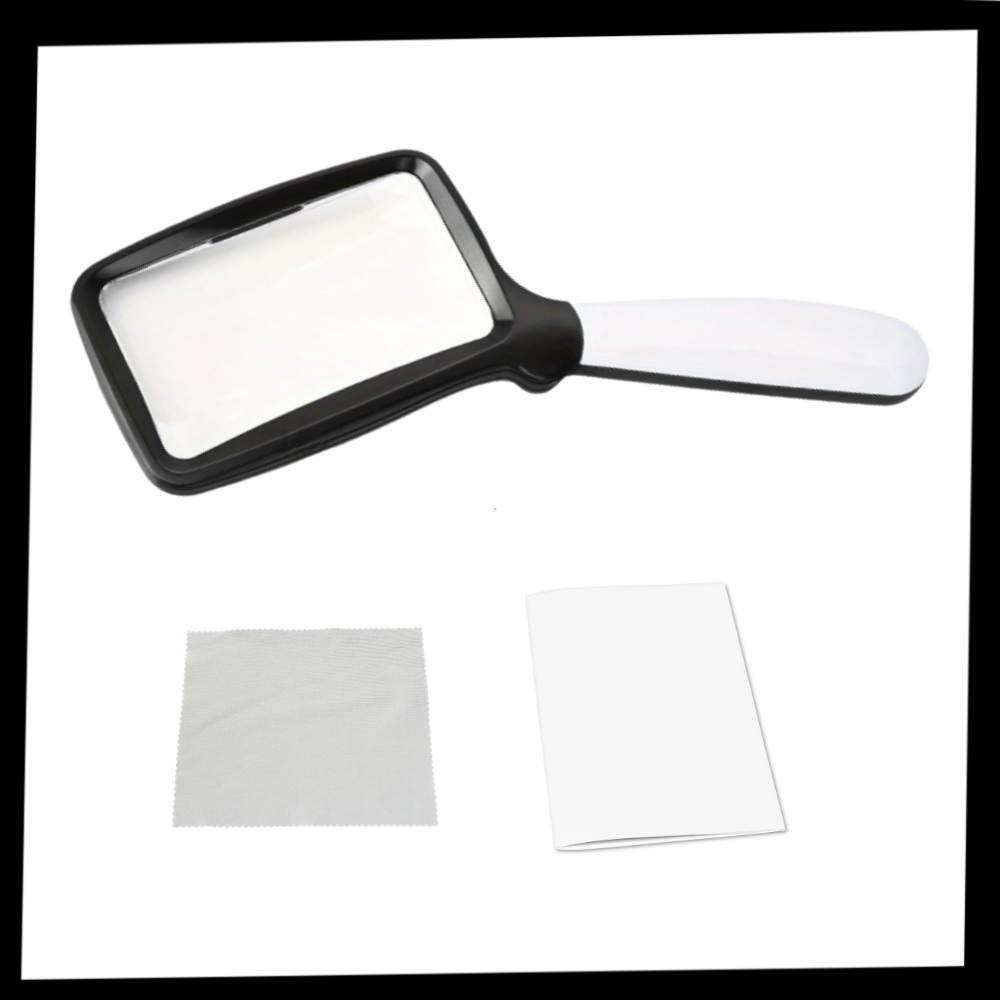 Wide Bright Reading Rectangular Magnifier - Ozerty